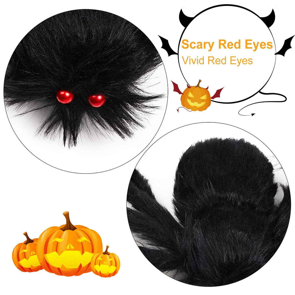 Giant 49" Halloween Spider with 126" Stretch Web