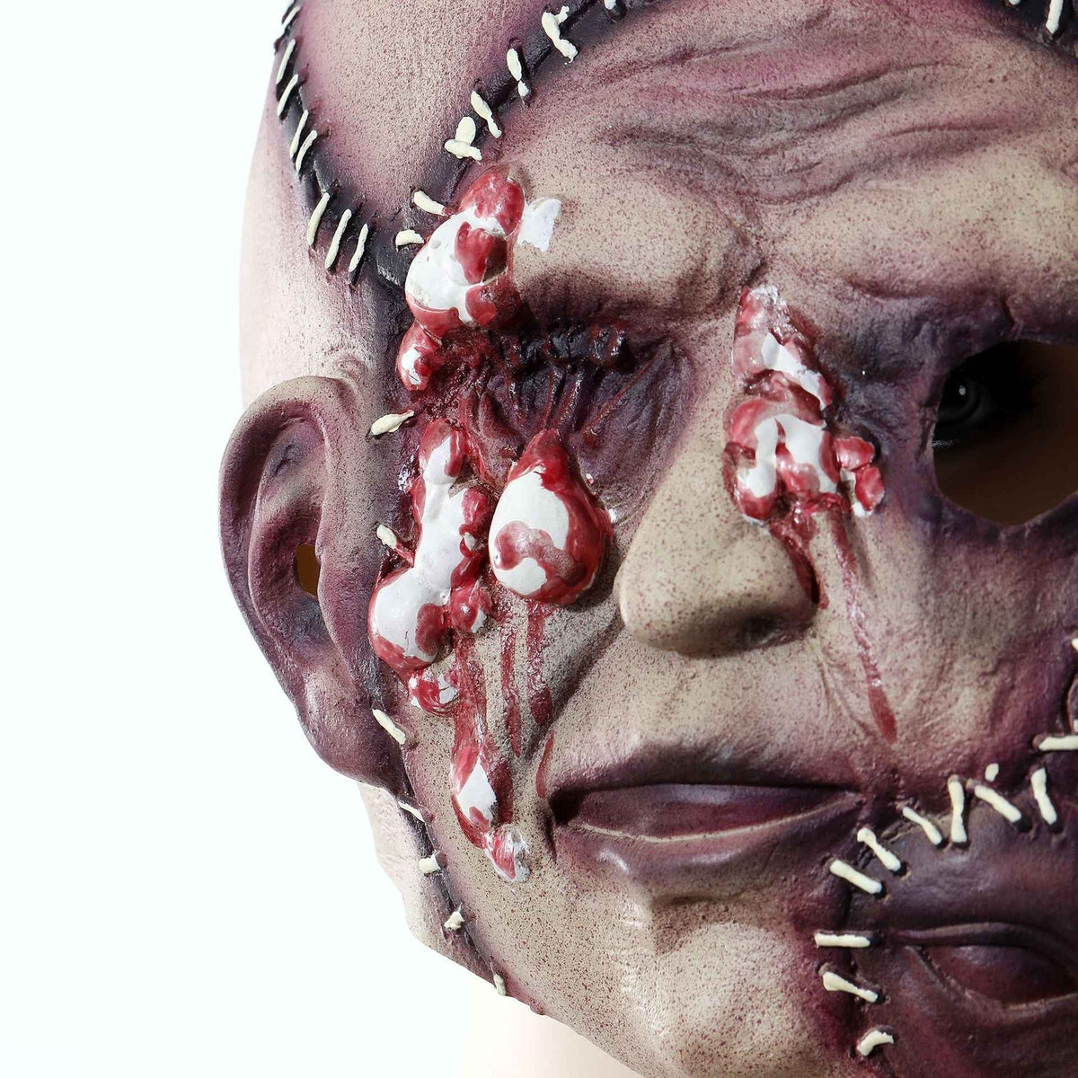 3-Sided Grimace Horror Mask – Latex Cosplay