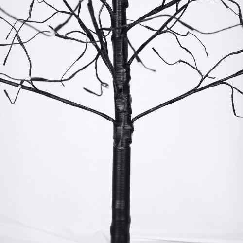 Lighted Spooky Tree 3-Pack – Purple LEDs, 4/5/6 ft