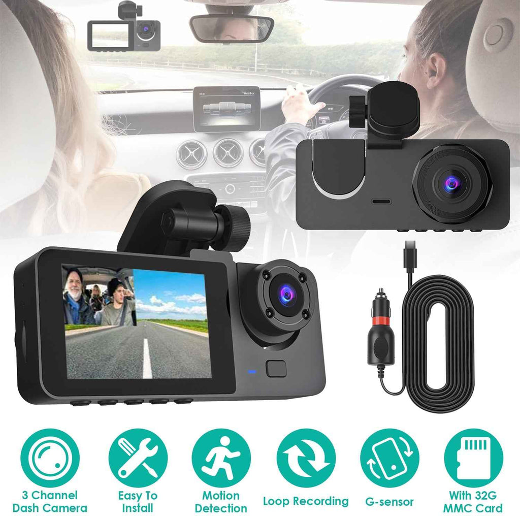 Dash Cam for Front and Back