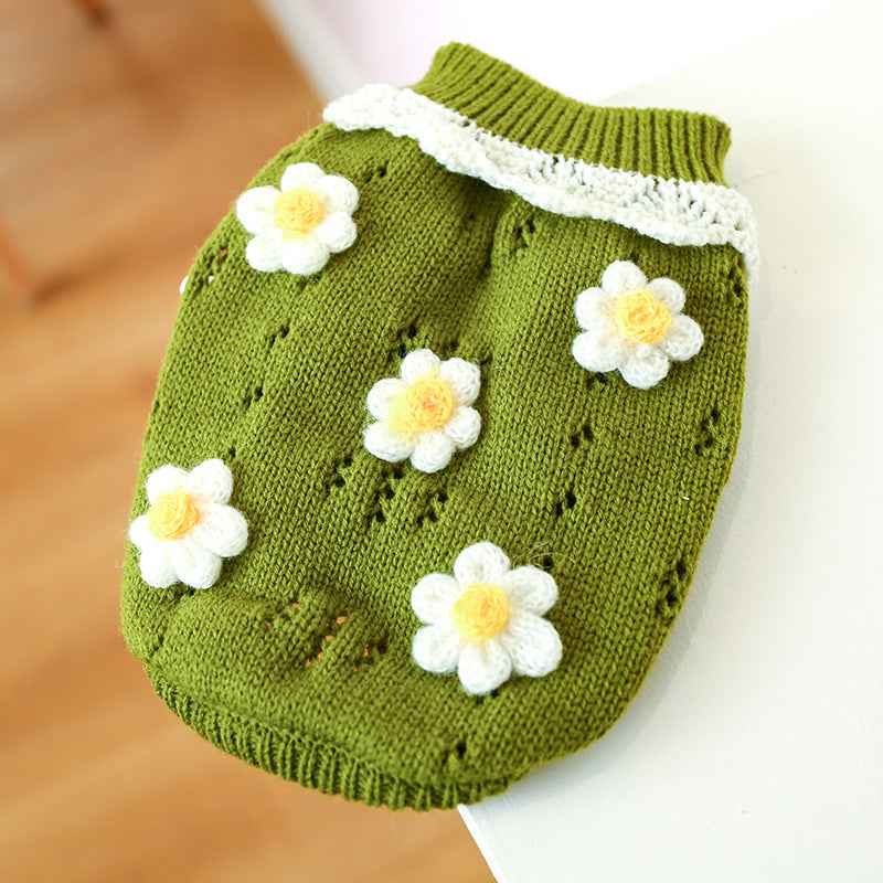Floral Jacquard Sweater – Cats & Dogs