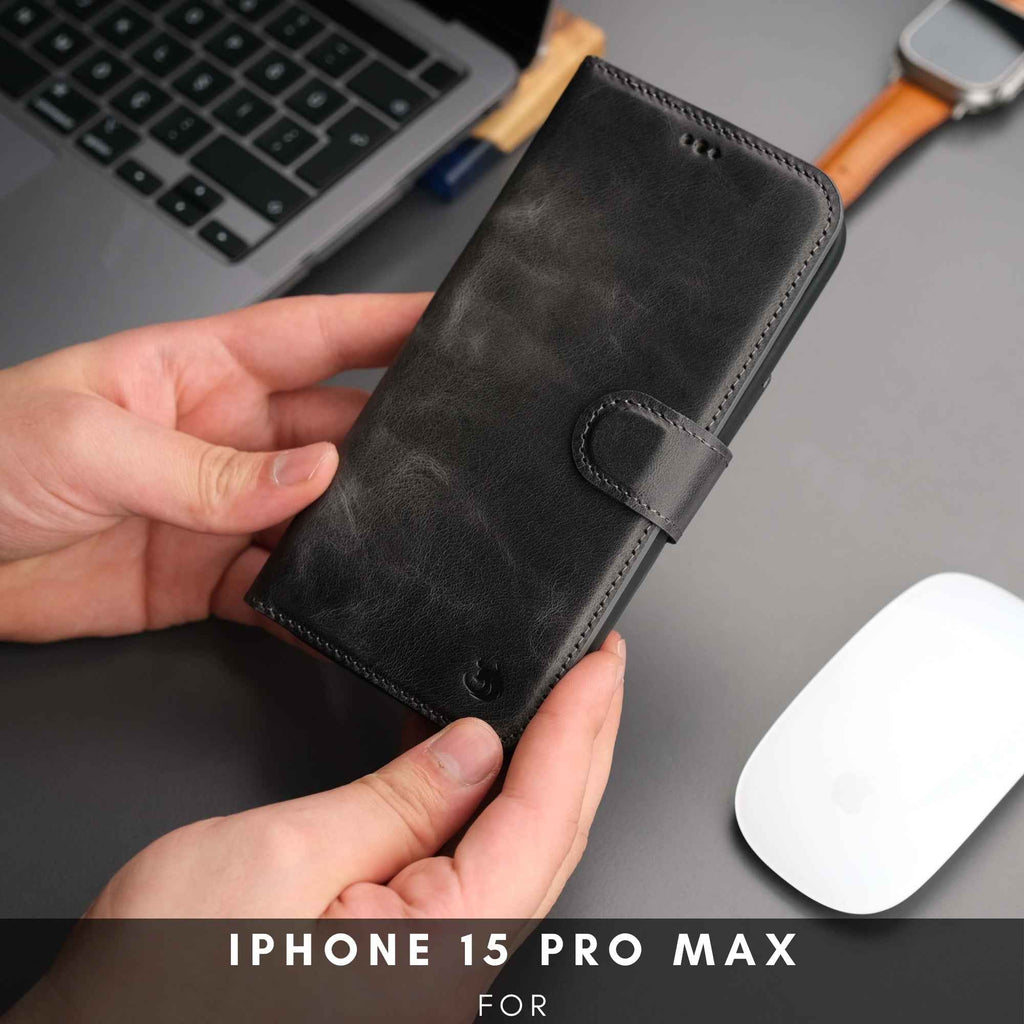 Casper iPhone 16 Pro Wallet Case Leather MagSafe - GoSavvyNow