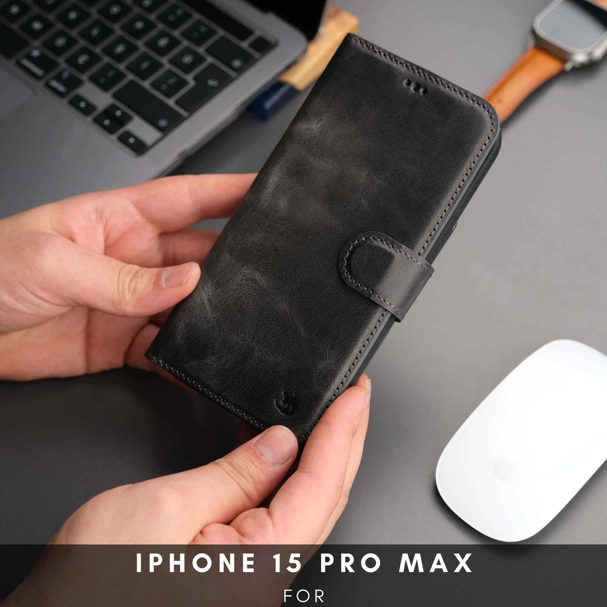 Casper iPhone 16 Pro Wallet Case Leather MagSafe - GoSavvyNow