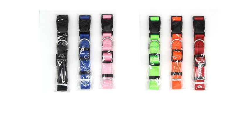 Adjustable Nylon Pet Collar – Quick-Release Buckle