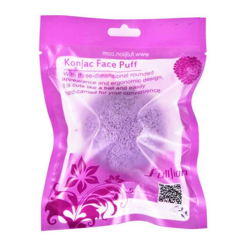 Round Konjac Facial Sponge – Gentle Exfoliating Puff