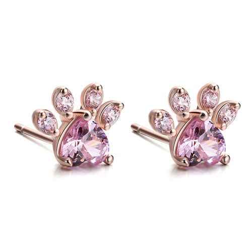 Cat & Dog Paw Ring Set – Gold or Silver Plated