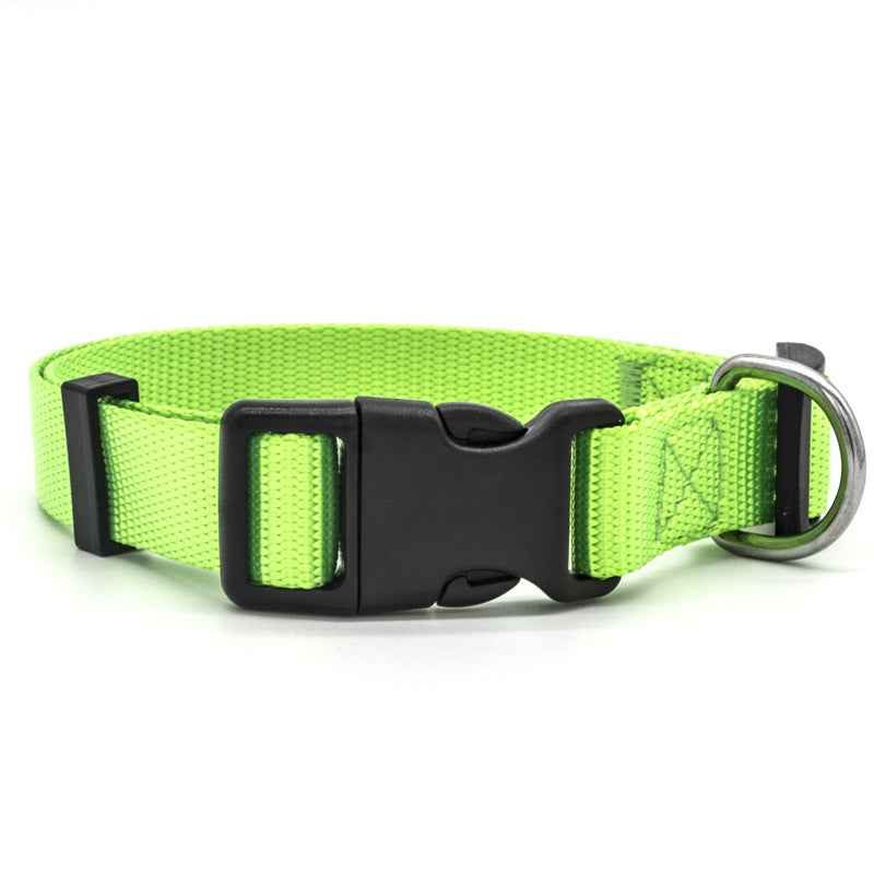 Adjustable Nylon Pet Collar – Quick-Release Buckle