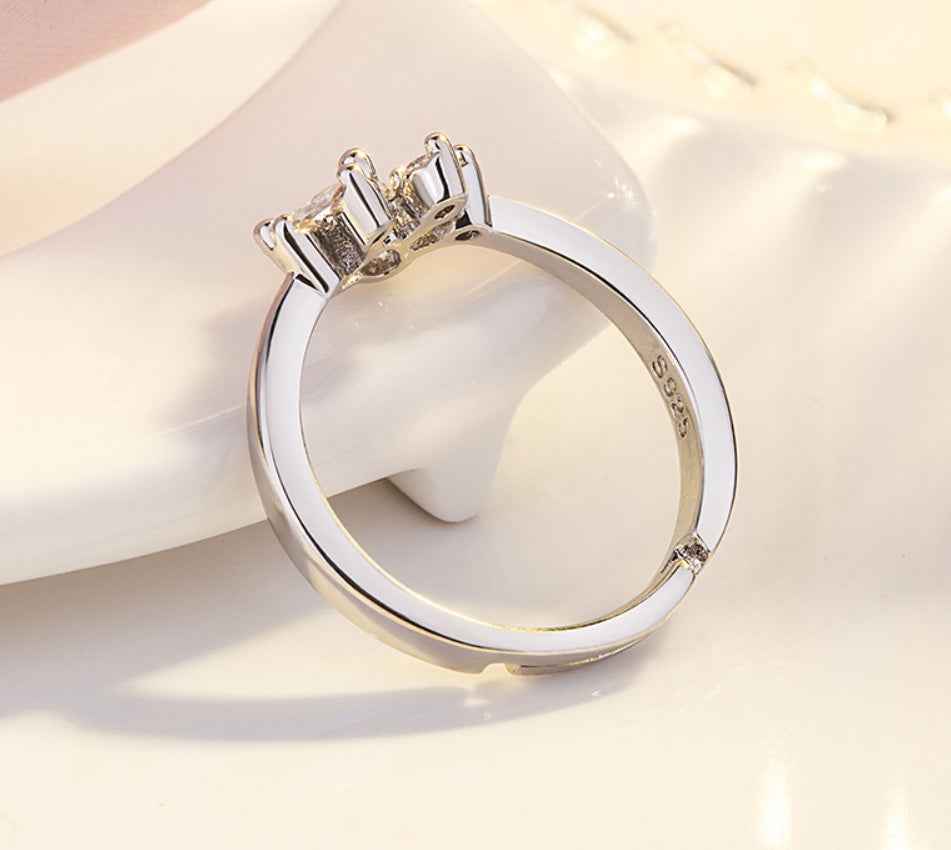 Cat & Dog Paw Ring Set – Gold or Silver Plated