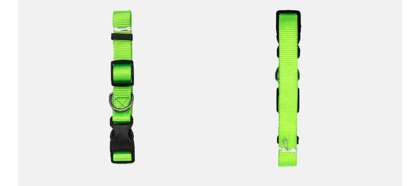 Adjustable Nylon Pet Collar – Quick-Release Buckle