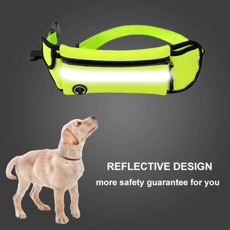 Pet Waist Bag Sports Traction Rope Reflective Waterproof - GoSavvyNow