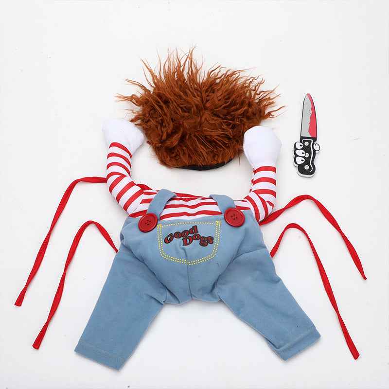 Halloween Dog Costume – Adjustable Scary Pet Outfit