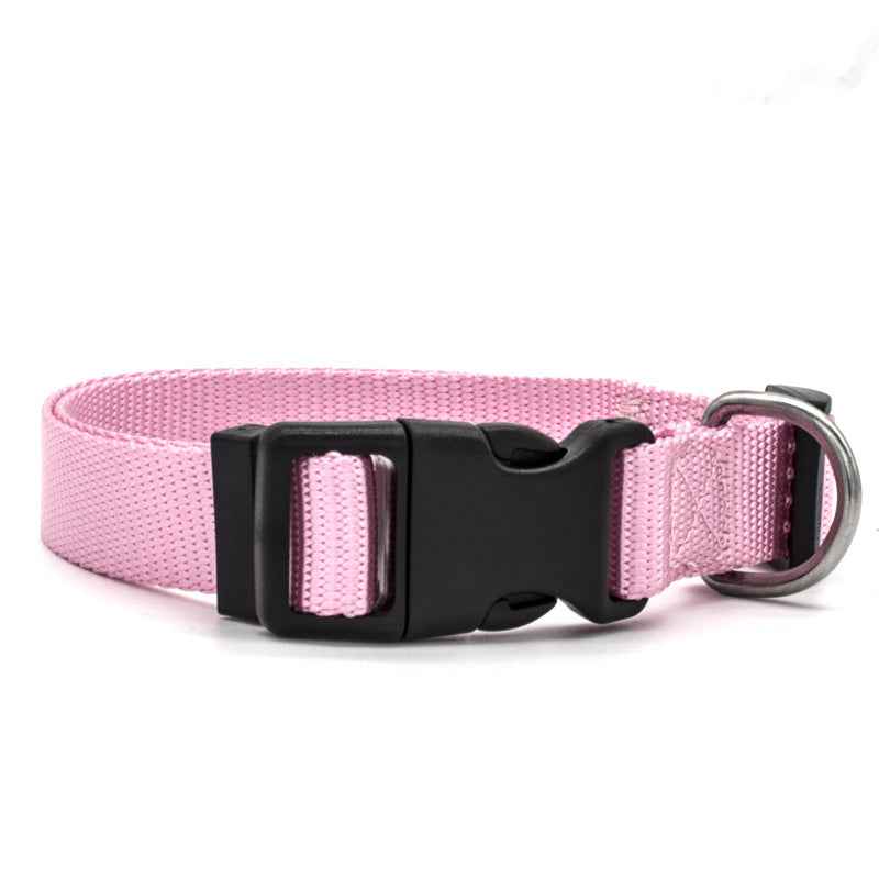 Adjustable Nylon Pet Collar – Quick-Release Buckle