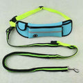 Pet Waist Bag Sports Traction Rope Reflective Waterproof - Sky blue - GoSavvyNow