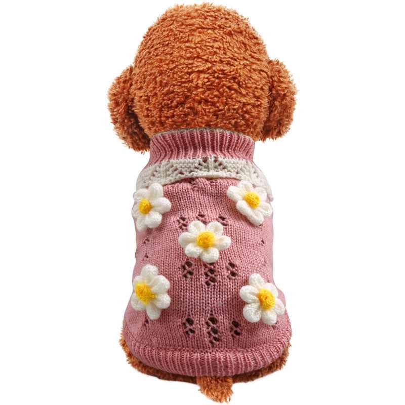 Floral Jacquard Sweater – Cats & Dogs