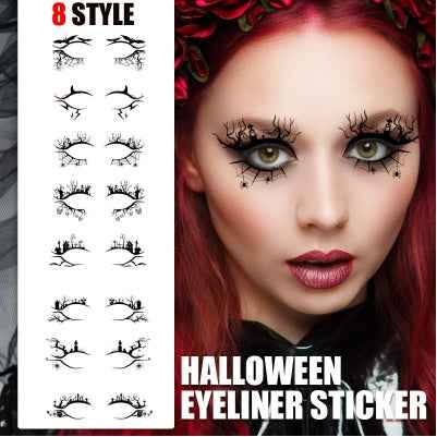 Halloween Eyeliner Patches – Bat & Spider Stickers
