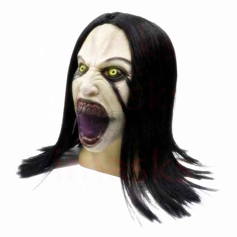 Glowing Horror Latex Head Mask – One Size