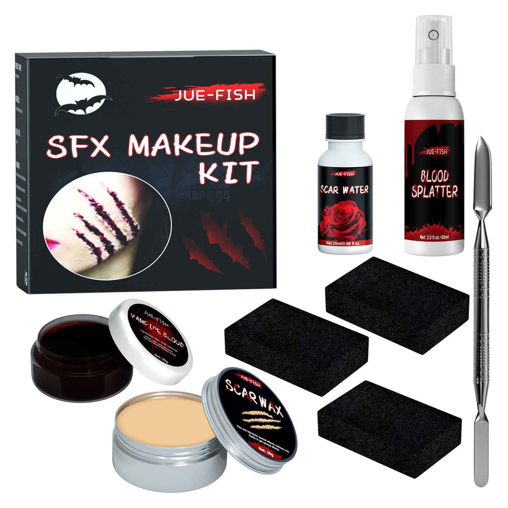 Halloween Wound Makeup Kit – Scar Wax & Fake Blood