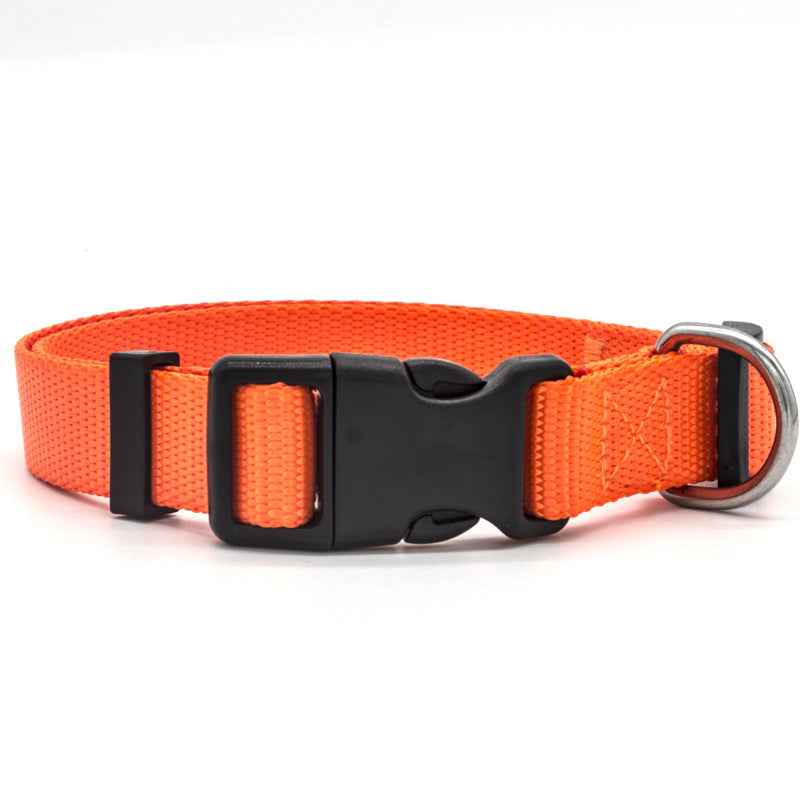 Adjustable Nylon Pet Collar – Quick-Release Buckle