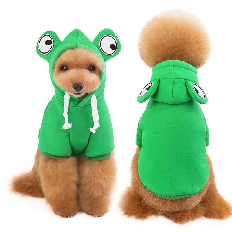 Frog & Bee Print Sweater – Small/Medium Dogs