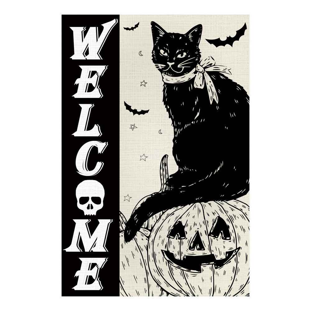 Day of the Dead Garden Flag – Ghost Banner