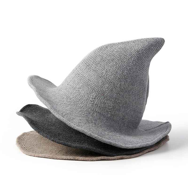 Hand-Painted Wool Witch Hat – Halloween