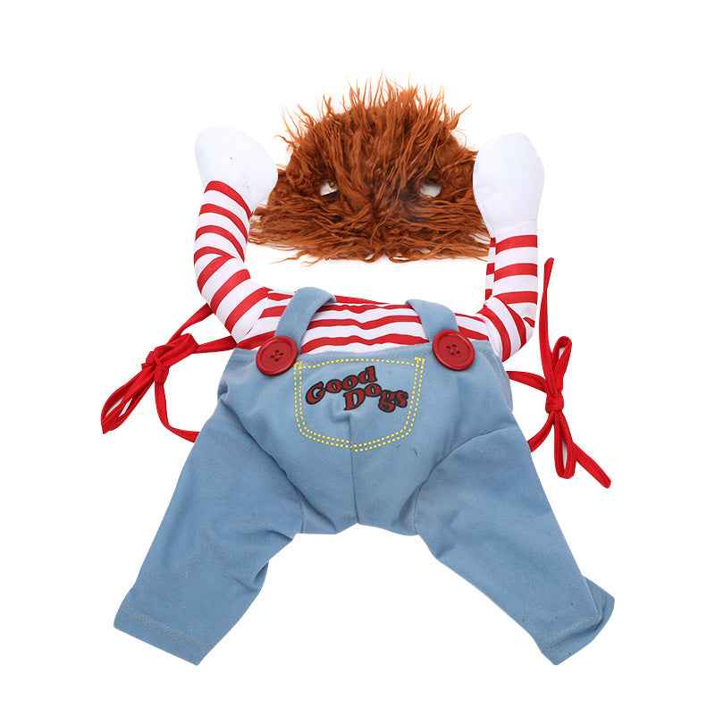Halloween Dog Costume – Adjustable Scary Pet Outfit