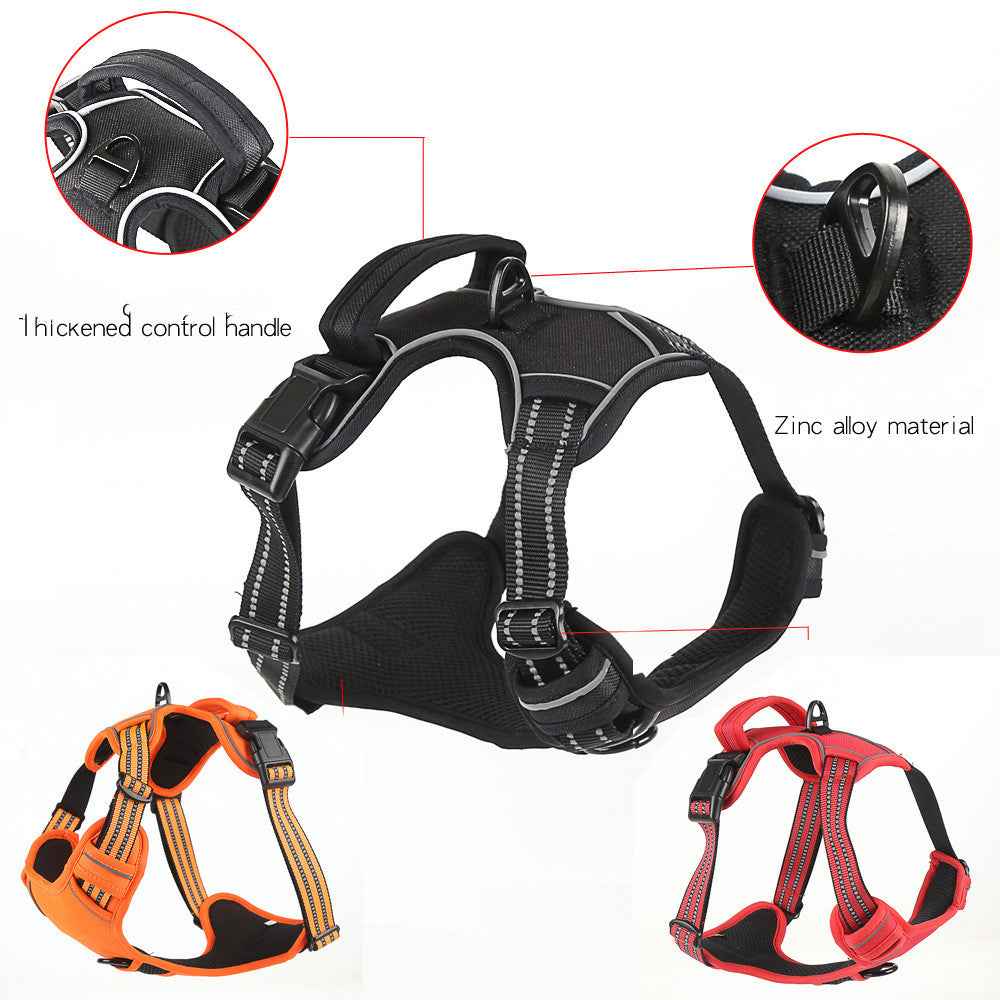 No-Pull Dog Harness – Breathable Reflective Vest