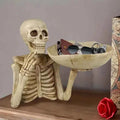 Skull Serving Tray & Bowl Set – Gothic Décor