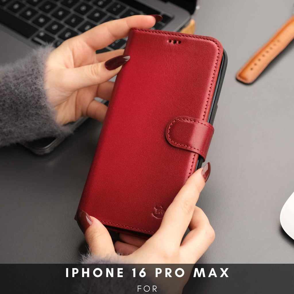 Casper iPhone 16 Pro Wallet Case Leather MagSafe - GoSavvyNow