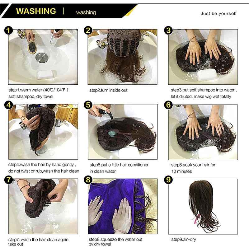 40" Straight Black Wig – Heat-Resistant, Costume & Anime