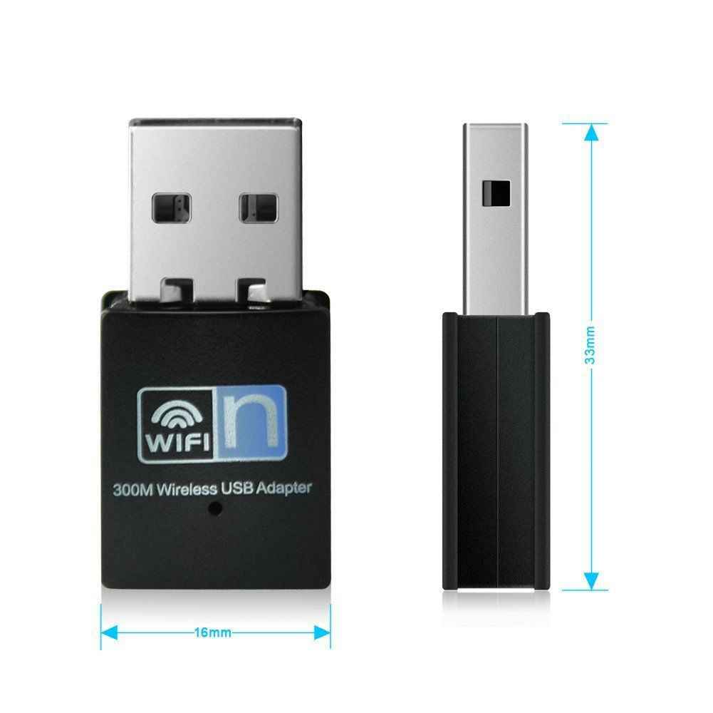 300M Mini Wireless Network Card - Fast and Reliable WiFi Receiver