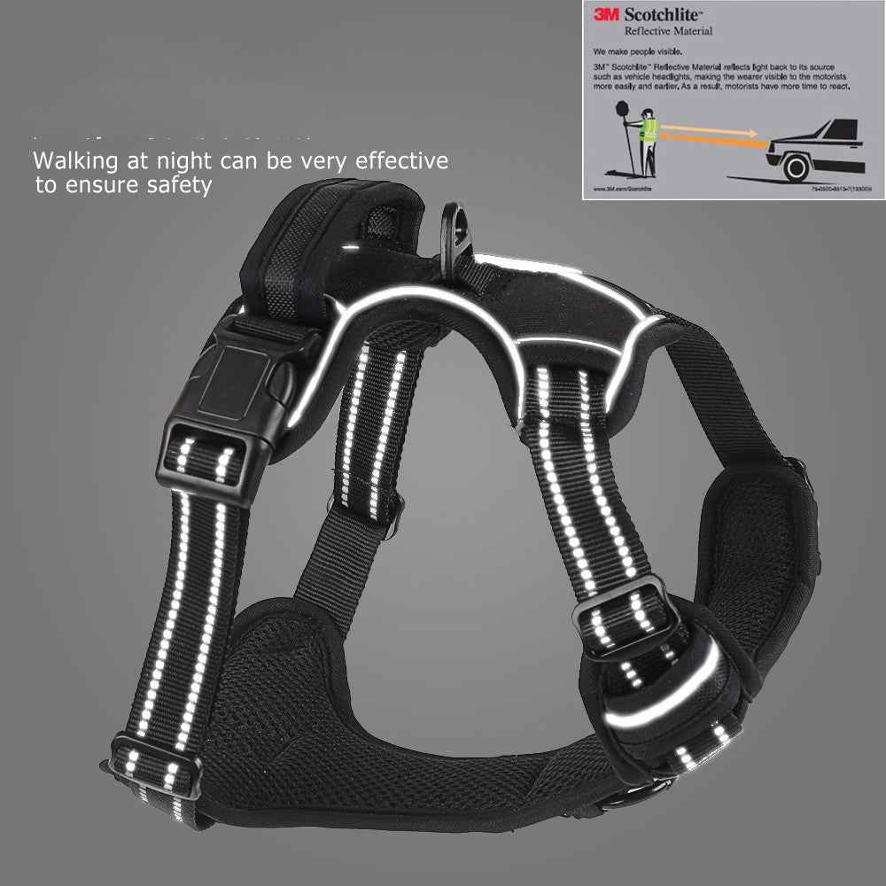 No-Pull Dog Harness – Breathable Reflective Vest