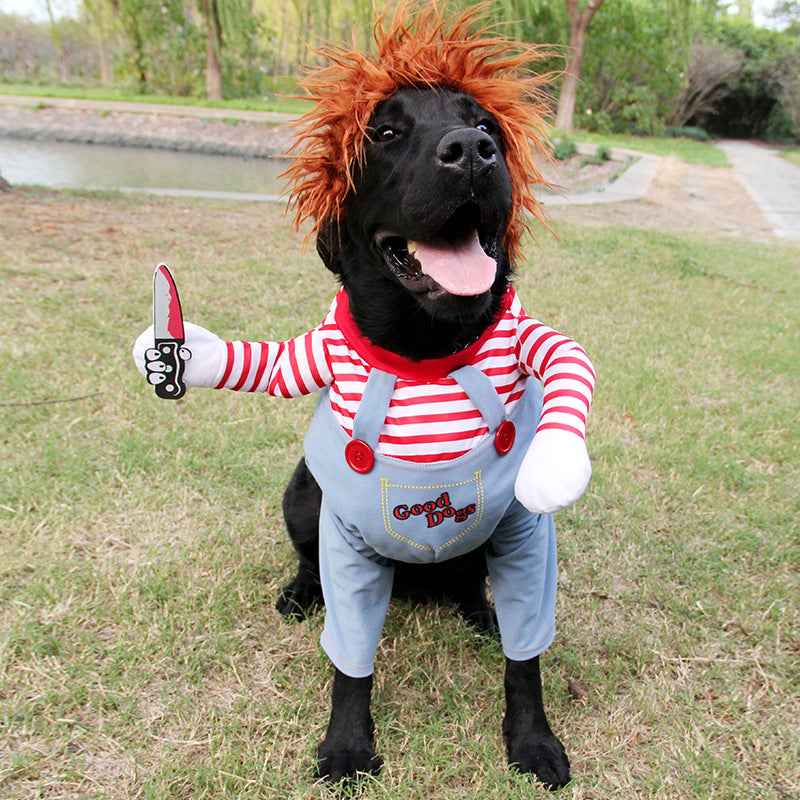 Halloween Dog Costume – Adjustable Scary Pet Outfit