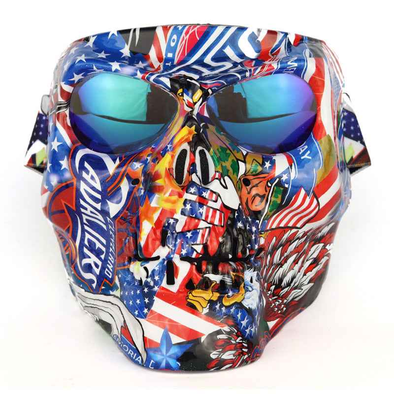 Skull Goggles – Wind & Dust-Resistant Rider Gear