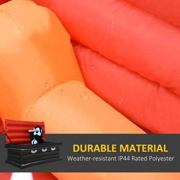 Vampire & Coffin Inflatable Yard Decor