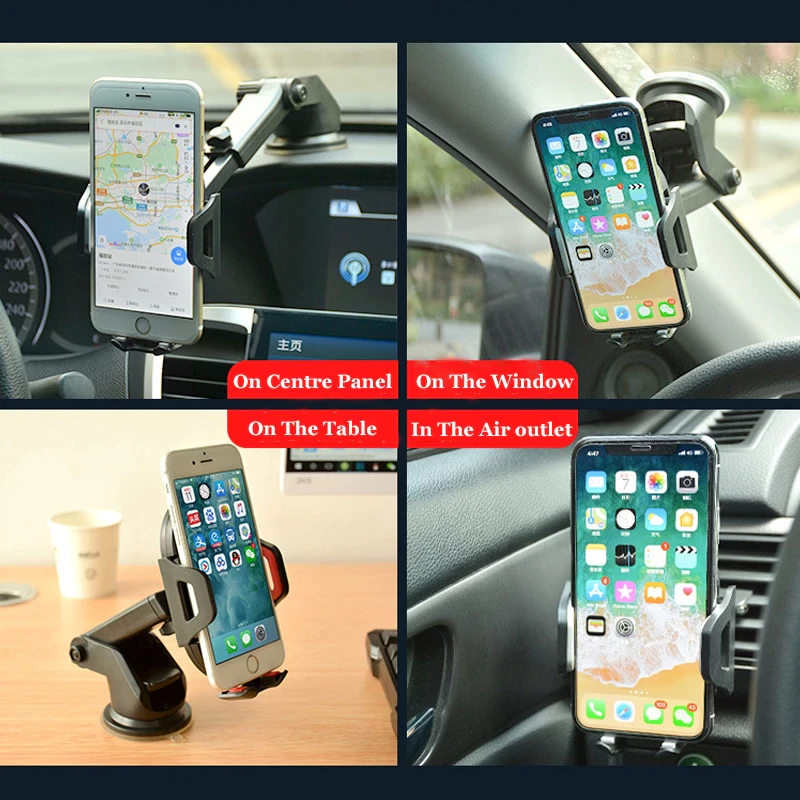 360° Universal Mount Holder Car Stand Windshield For Mobile Cell Phone - GoSavvyNow