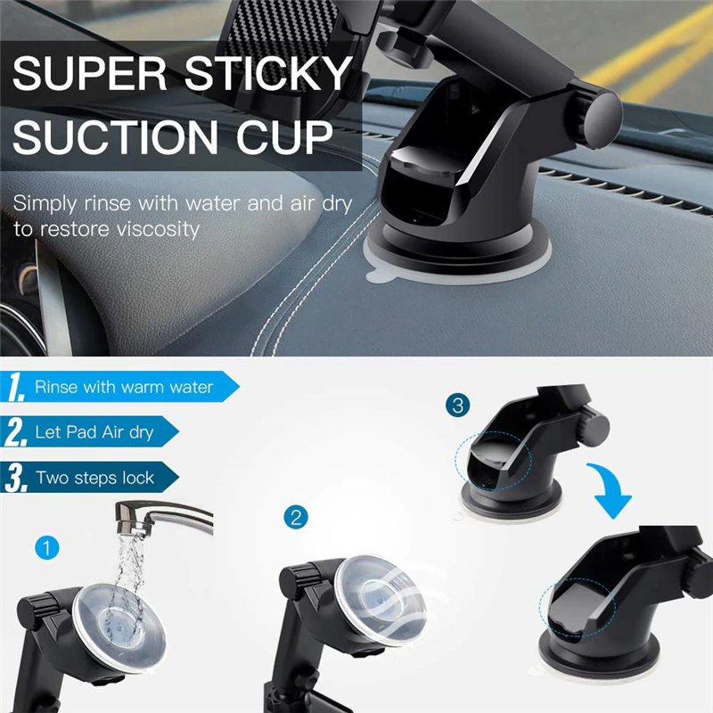 360° Universal Mount Holder Car Stand Windshield For Mobile Cell Phone - GoSavvyNow