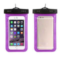 3 Pack Waterproof Floating Cell Phone Pouch Dry Bag Case Cover For - Purple - GoSavvyNow