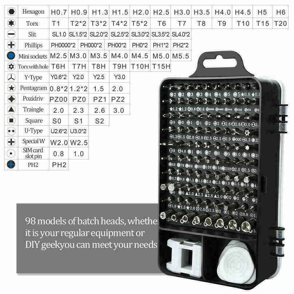 Magnetic Screwdriver Bit Set For iPhone Macbook Tool Kit Set Repair - GoSavvyNow