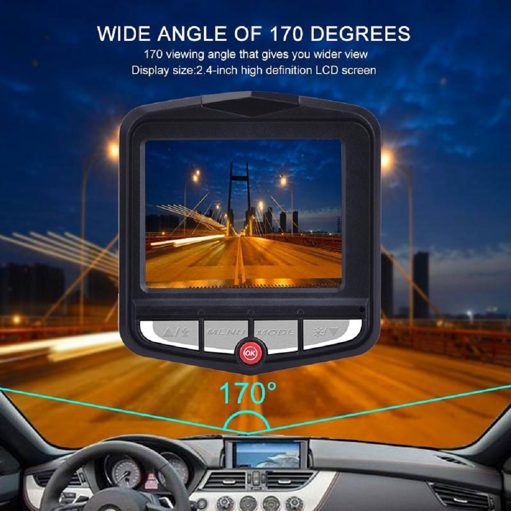 2.4'' Full HD 1080P Dash Cam Car DVR Front or Rear Camera Night Vision - GoSavvyNow