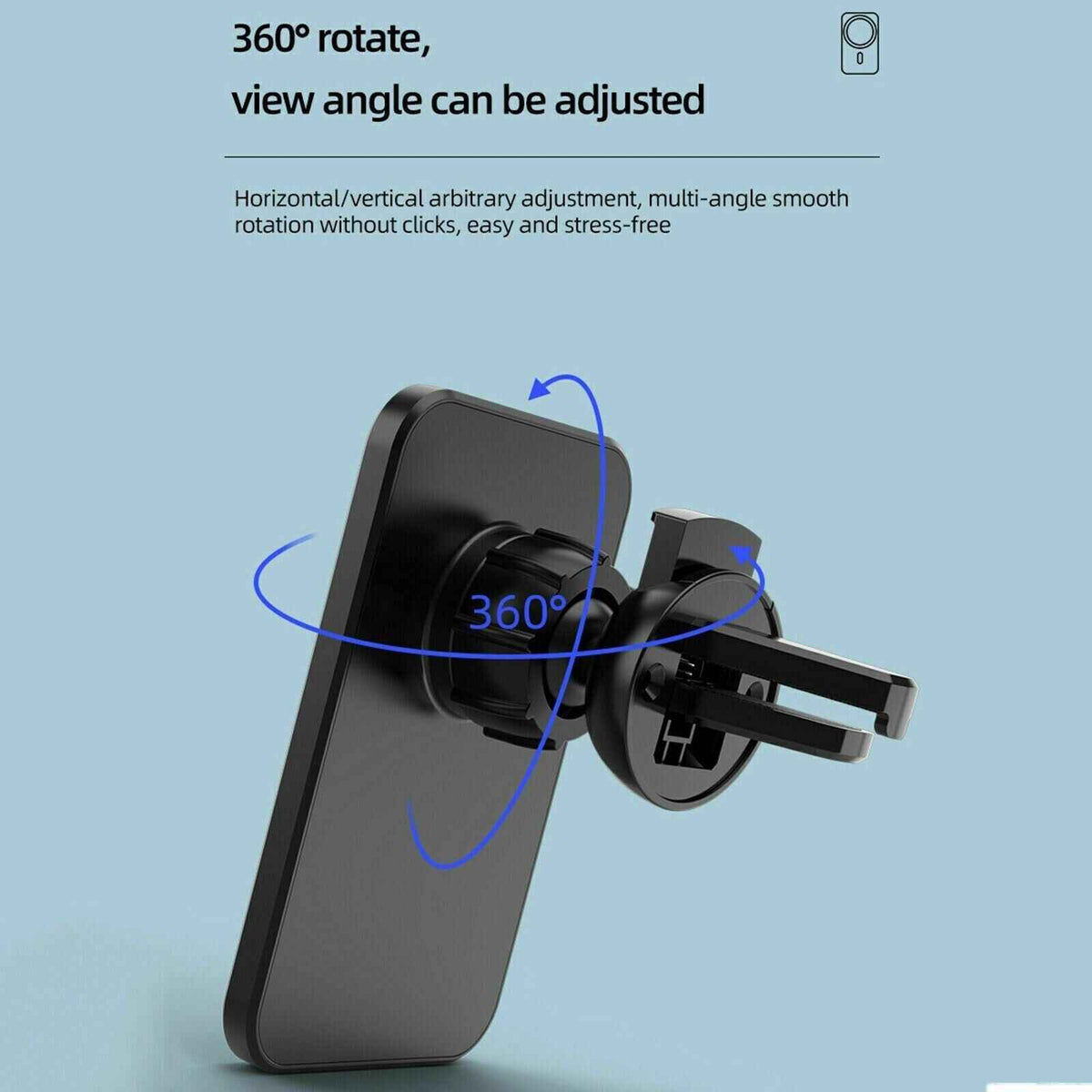 Magnetic Wireless Charger Car Mount Holder For iPhone 12 13 14 Pro Max - GoSavvyNow