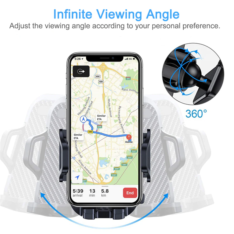 360° Universal Mount Holder Car Stand Windshield For Mobile Cell Phone - GoSavvyNow