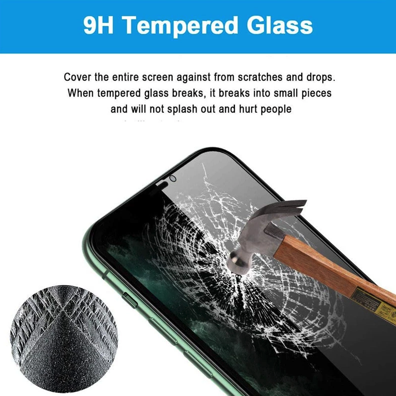 3 Pack For iPhone 15 14 13 12 11 Pro Max Privacy Tempered Glass Screen - GoSavvyNow