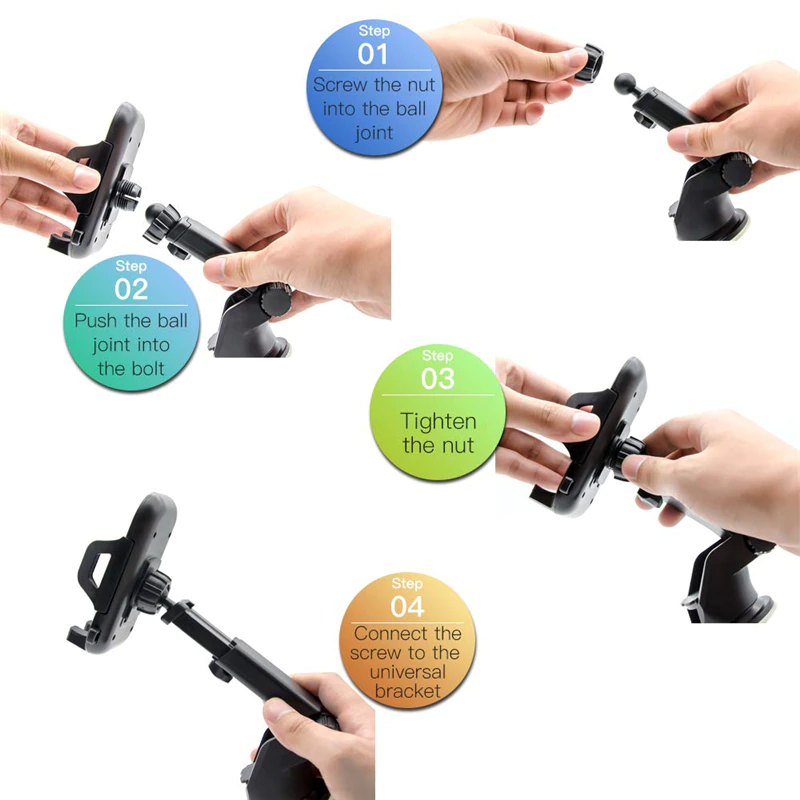 360° Universal Mount Holder Car Stand Windshield For Mobile Cell Phone - GoSavvyNow