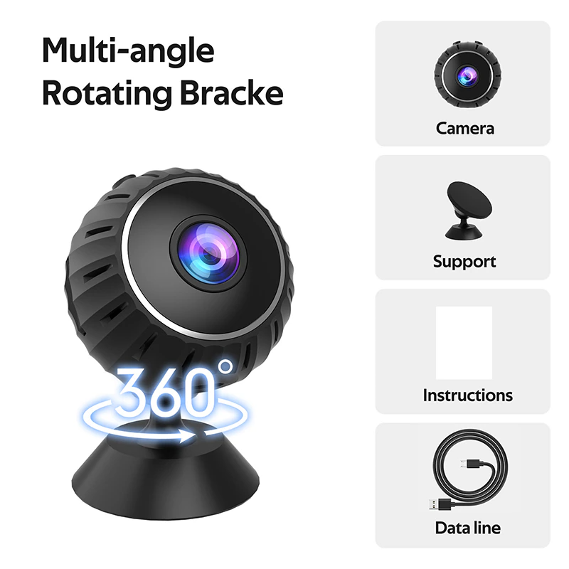Mini Hidden Spy Nanny Camera Wireless Nanny Cam WiFi Home Security HD - GoSavvyNow