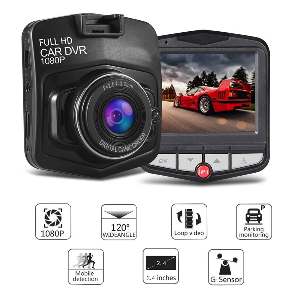 2.4'' Full HD 1080P Dash Cam Car DVR Front or Rear Camera Night Vision - GoSavvyNow