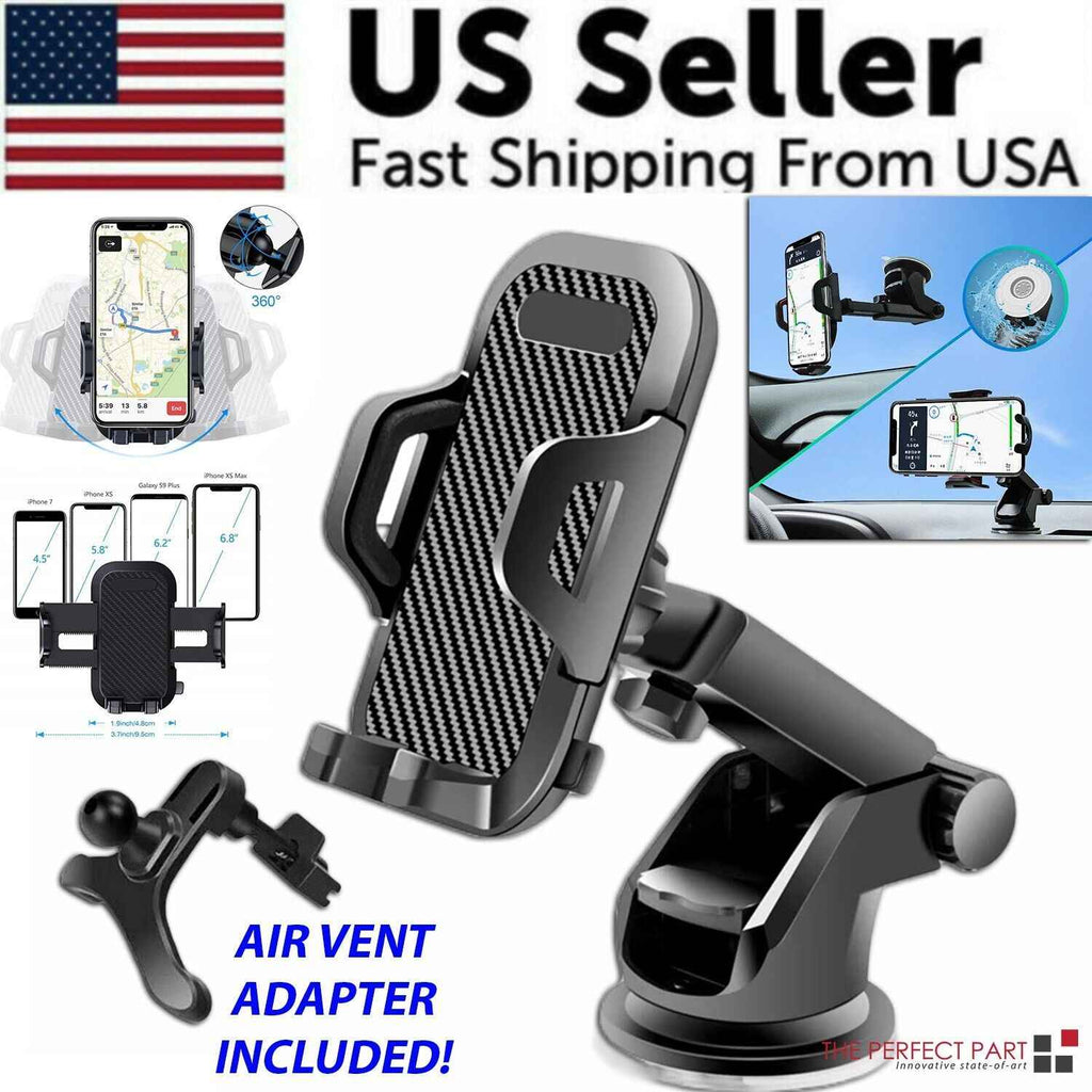 360° Universal Mount Holder Car Stand Windshield For Mobile Cell Phone - GoSavvyNow