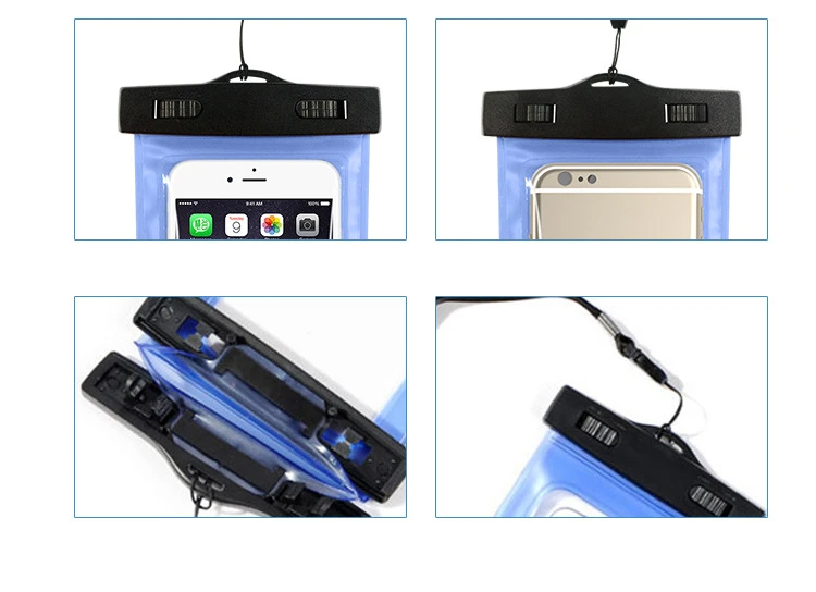 3 Pack Waterproof Floating Cell Phone Pouch Dry Bag Case Cover For - GoSavvyNow