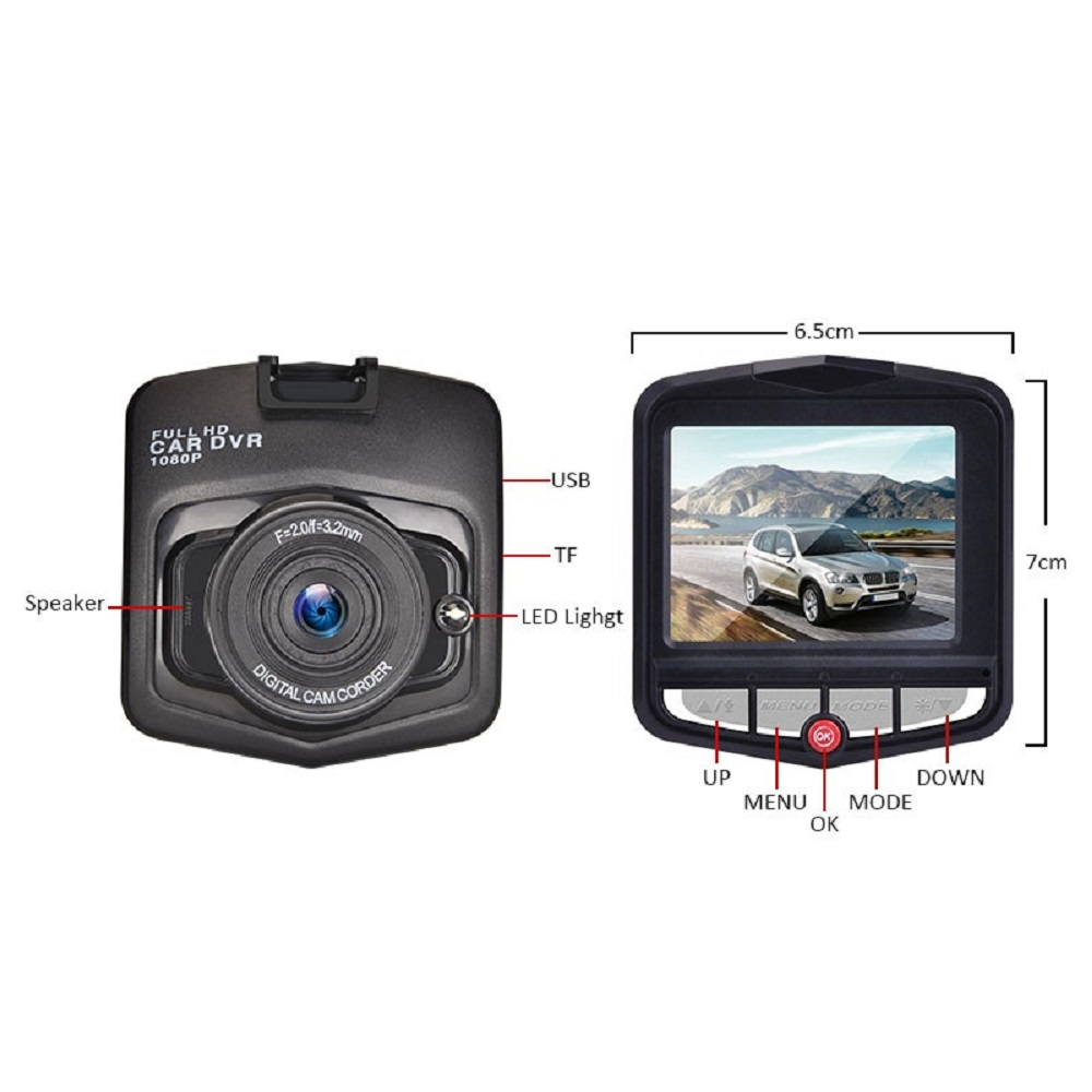 2.4'' Full HD 1080P Dash Cam Car DVR Front or Rear Camera Night Vision - GoSavvyNow