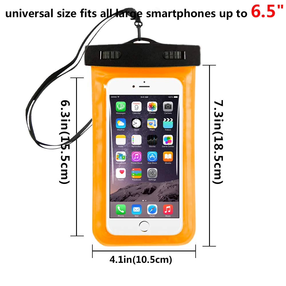 3 Pack Waterproof Floating Cell Phone Pouch Dry Bag Case Cover For - GoSavvyNow